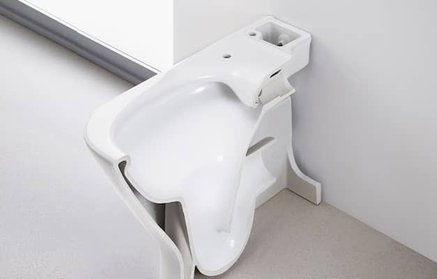 Унитаз Roca Gap Clean Rim Горизонтальный Выпуск Безободковый