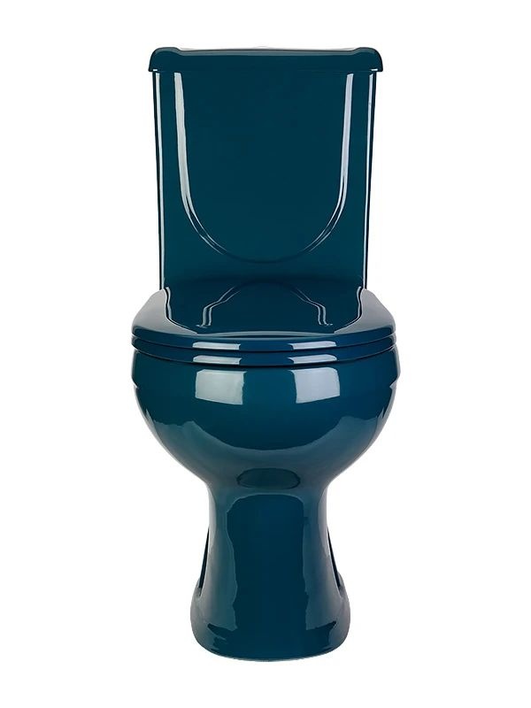 Унитаз Оскольская Керамика Ирида Зеленый Горизонтальный Выпуск