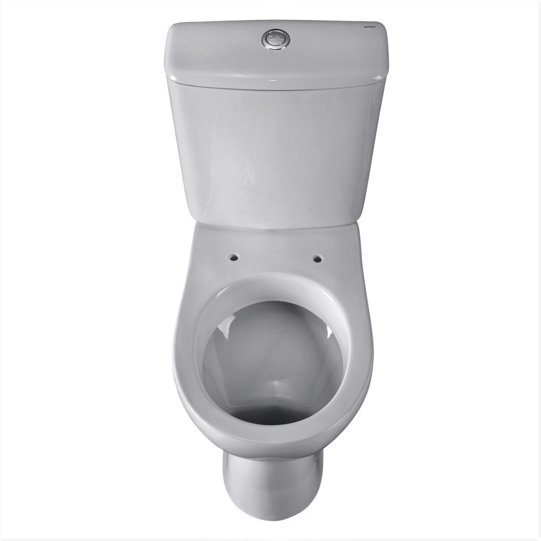 Унитаз-компакт Santeri Орион Тарельчатый Белый Косой Выпуск