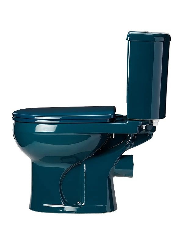 Унитаз Оскольская Керамика Ирида Зеленый Горизонтальный Выпуск