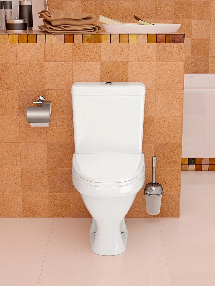 Унитаз-компакт Santeri Форвард Белый Выпуск Косой