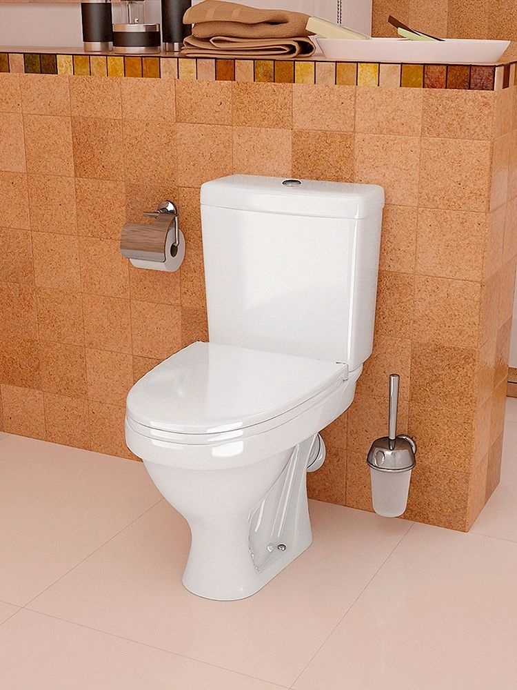 Унитаз-компакт Santeri Форвард Белый Выпуск Косой