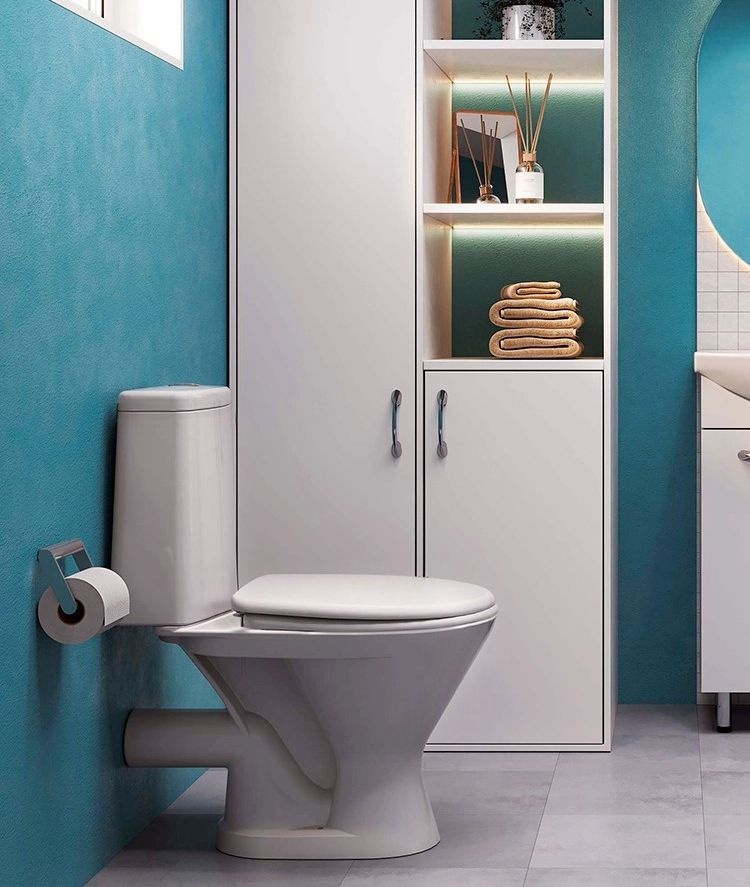 Унитаз-компакт Santeri Грация Белый Горизонтальный Выпуск