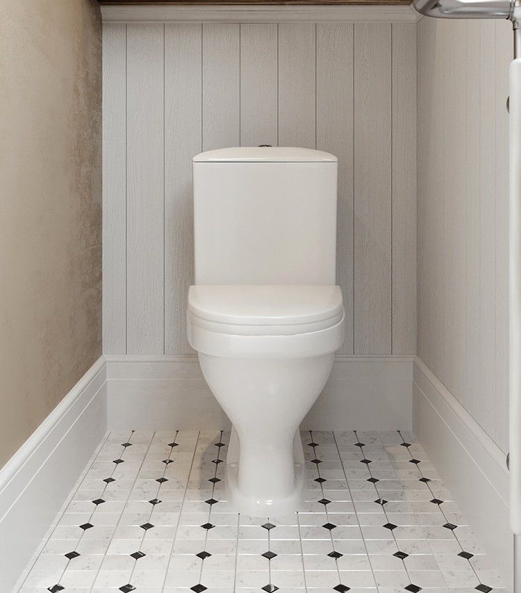 Унитаз-компакт Santeri Вест Белый Косой Выпуск