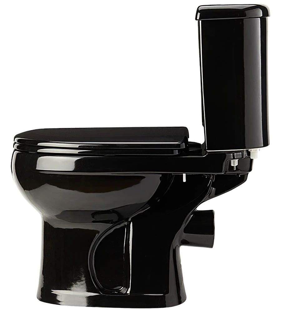 Унитаз Оскольская Керамика Ирида Черный Горизонтальный Выпуск