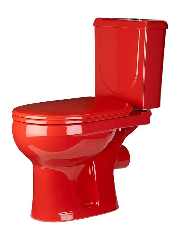 Унитаз Оскольская Керамика Ирида Красный Горизонтальный Выпуск