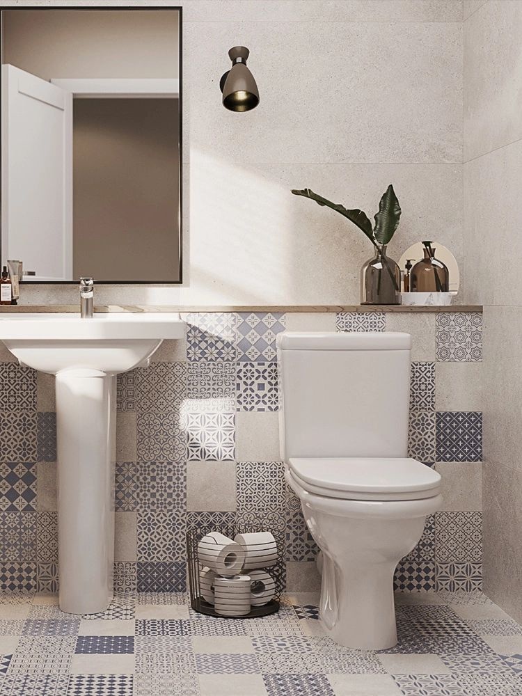 Унитаз-компакт Santeri Визит Белый Косой Выпуск