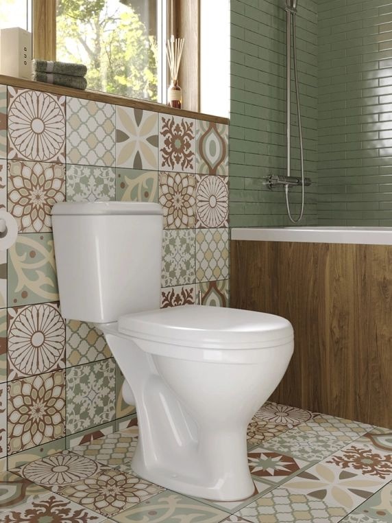 Унитаз-компакт Santeri Pro Белый Горизонтальный Выпуск