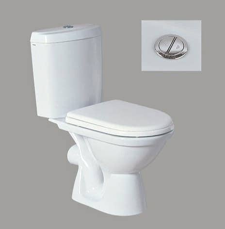 Унитаз Сантек Сенатор-Люкс Горизонтальный Выпуск