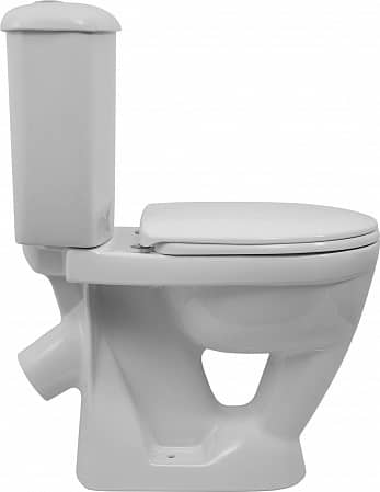 Унитаз Оскольская Керамика Радуга Тарельчатый Косой Выпуск