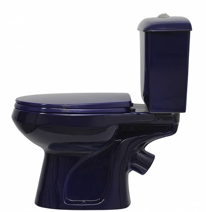 Унитаз Оскольская Керамика Эллиса Синий Косой Выпуск