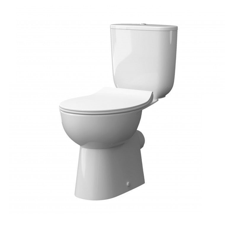 Унитаз Керамин Гольф Безободковый Горизонтальный Выпуск