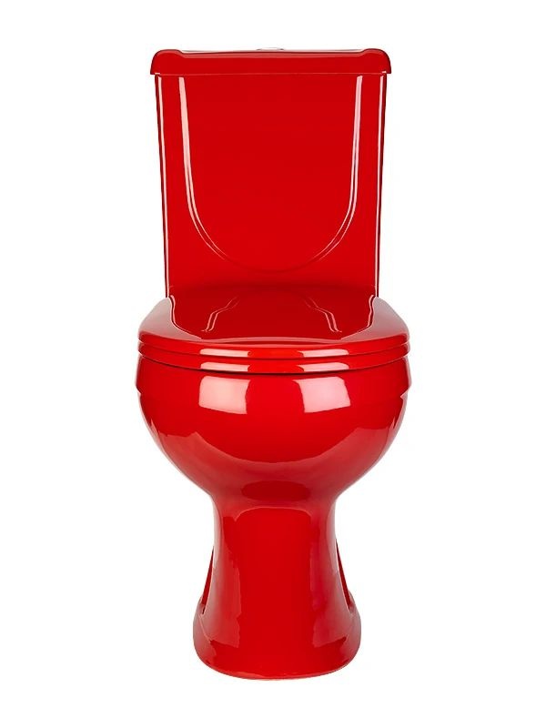 Унитаз Оскольская Керамика Ирида Красный Горизонтальный Выпуск