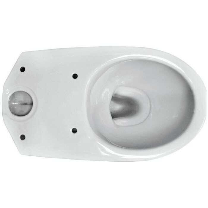 Унитаз напольный Sanita Марс Комфорт безободковый Выпуск Косой