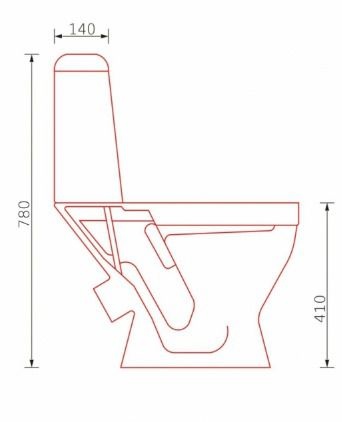 Унитаз-компакт Восход HOME De Luxe W101 Выпуск Косой