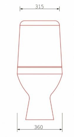 Унитаз-компакт Восход HOME De Luxe W101 Выпуск Косой