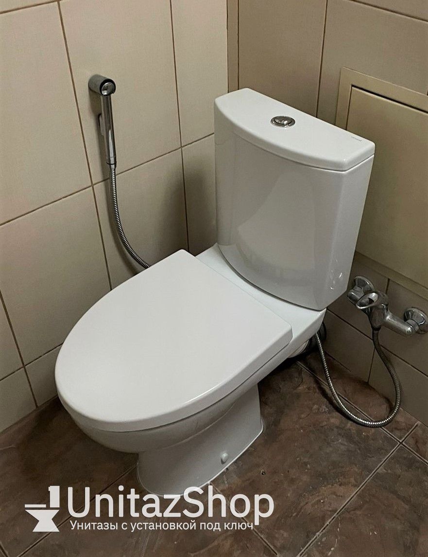 Унитаз Cersanit Parva New Clean Горизонтальный Выпуск Безободковый