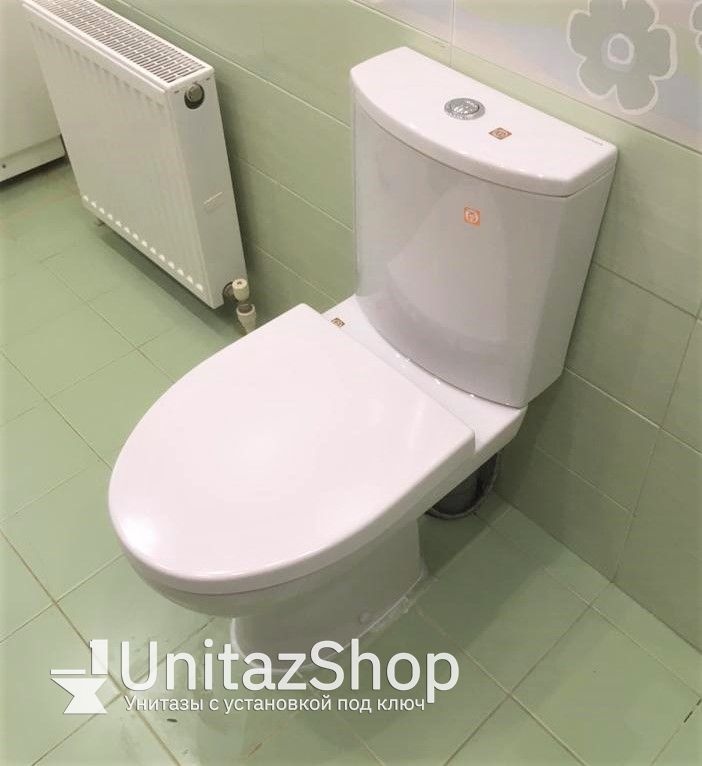 Унитаз Cersanit Parva New Clean Горизонтальный Выпуск Безободковый