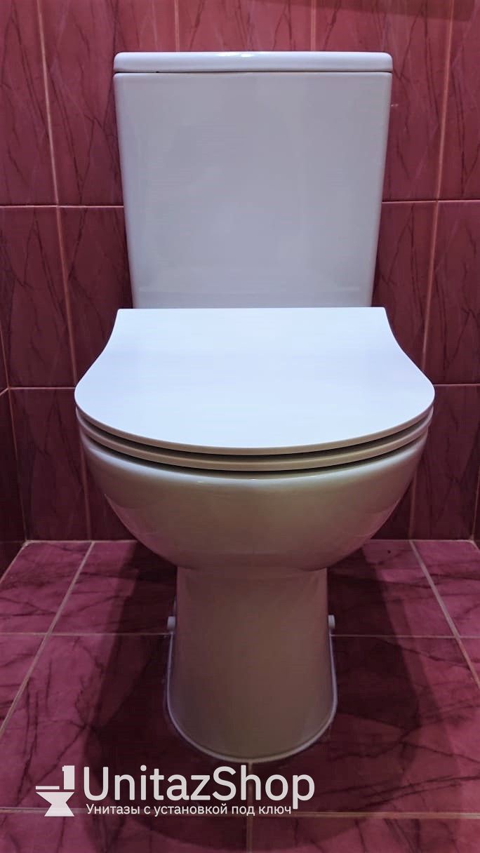 Унитаз Cersanit Street Fusion Горизонтальный Выпуск Безободковый