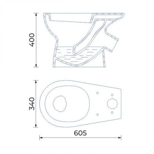 Унитаз-компакт Камелия Выпуск Косой