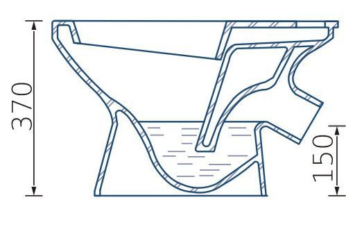 Унитаз-компакт Находка Выпуск Косой (боковой  подвод)