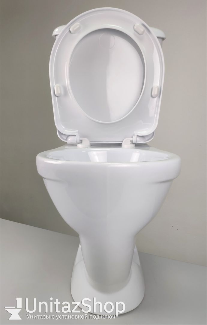 Унитаз Оскольская Керамика Радуга Тарельчатый Косой Выпуск