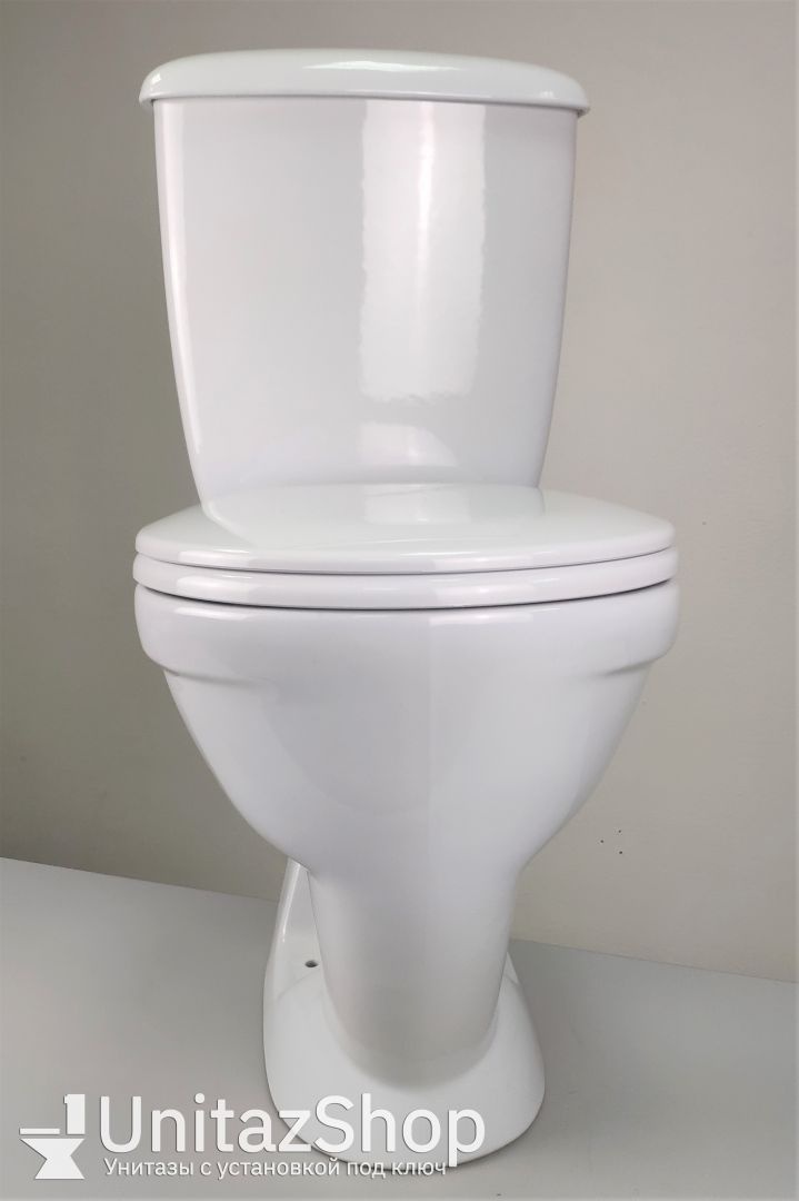 Унитаз Оскольская Керамика Радуга Тарельчатый Косой Выпуск