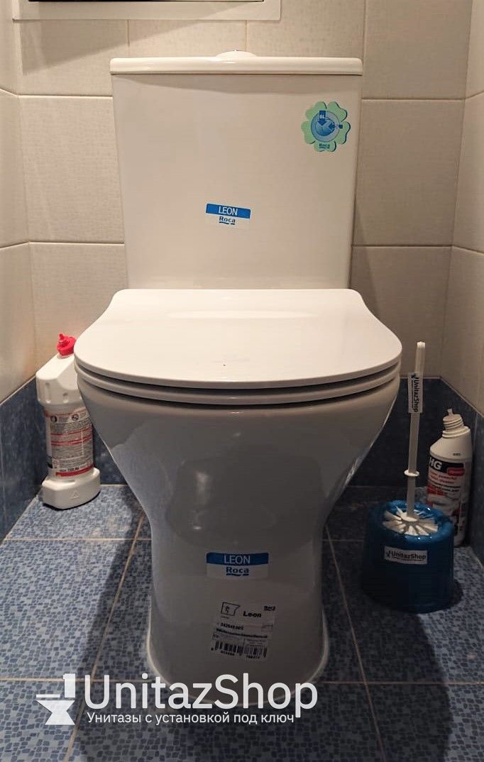Унитаз Roca Leon Горизонтальный Выпуск