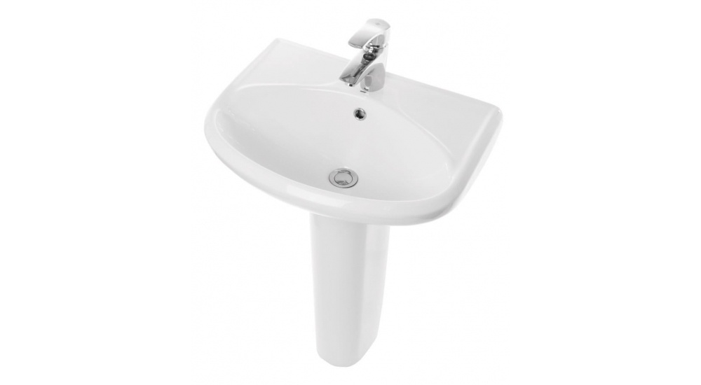 Раковина Sanita Самарский 55 С Пьедесталом