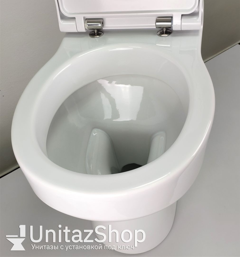 Унитаз Сантек Аллегро Лайт Косой Выпуск