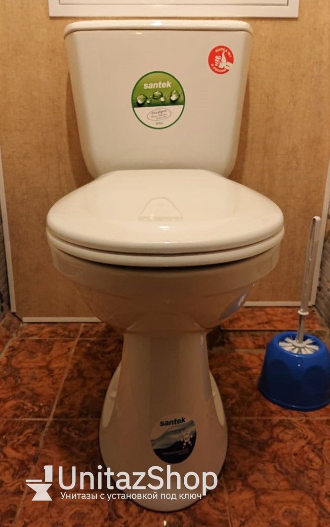 Унитаз Сантек Бриз Косой Выпуск