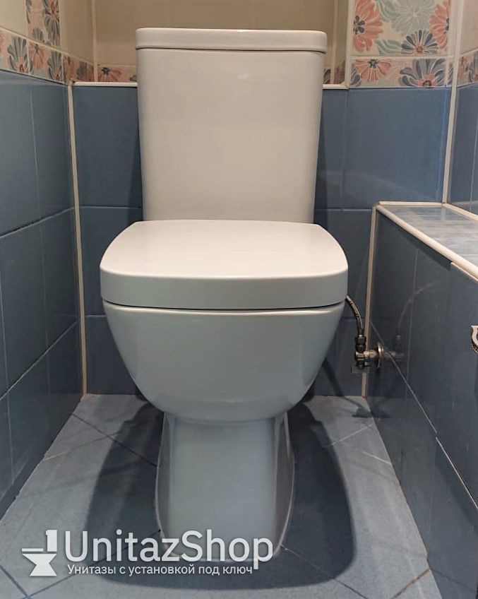 Унитаз Сантек Нео Горизонтальный Выпуск Безободковый