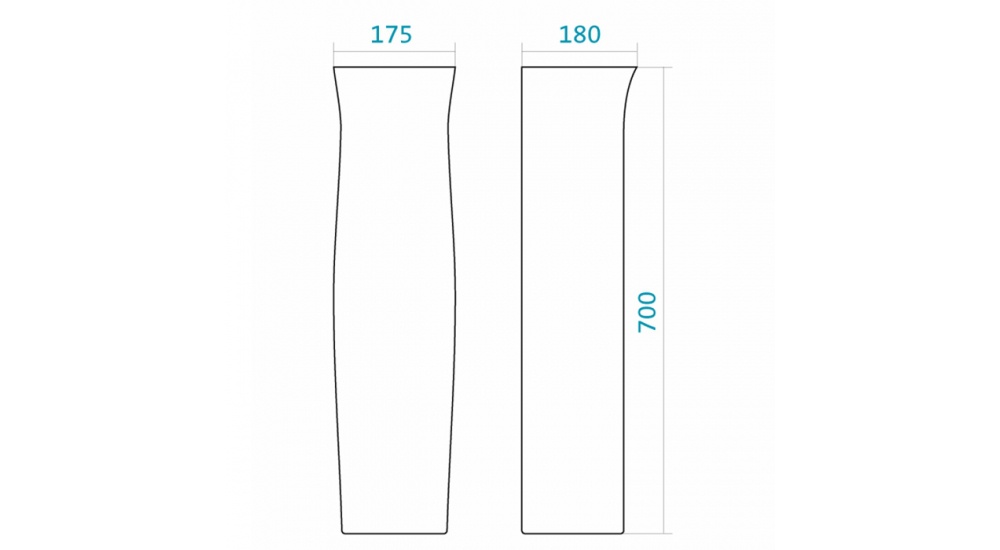 Раковина Сантек Анимо 55 С Пьедесталом