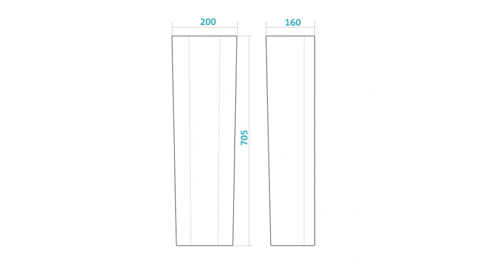 Раковина Сантек Бореаль 60 С Пьедесталом