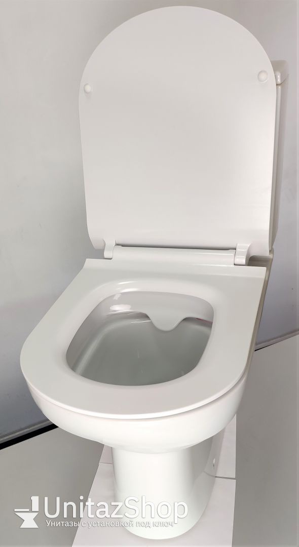 Унитаз Cersanit City New Clean Горизонтальный Выпуск Безободковый