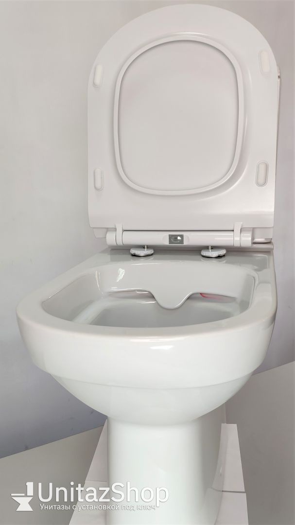Унитаз Cersanit City New Clean Горизонтальный Выпуск Безободковый ...