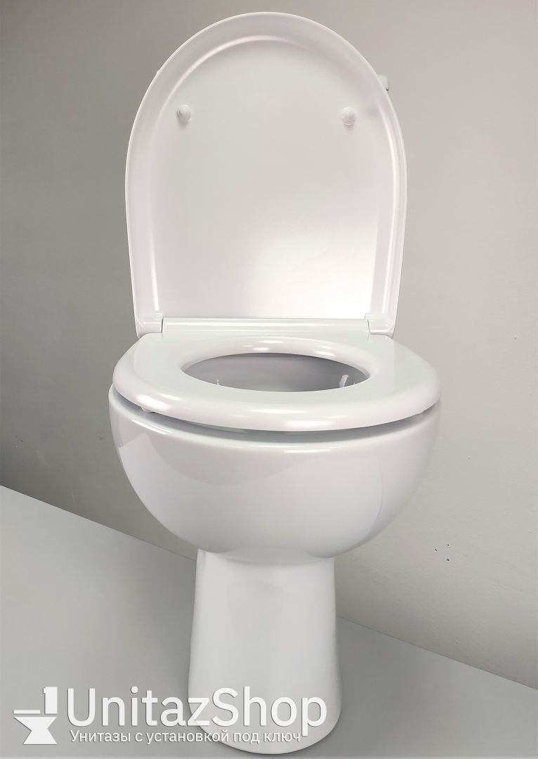 Унитаз Cersanit Nature New Clean Горизонтальный Выпуск Безободковый