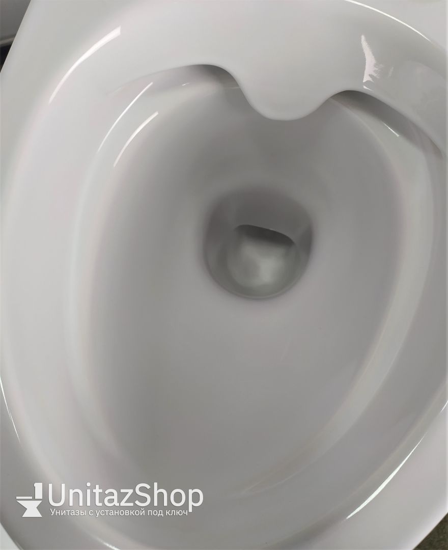 Унитаз Cersanit Parva New Clean Горизонтальный Выпуск Безободковый