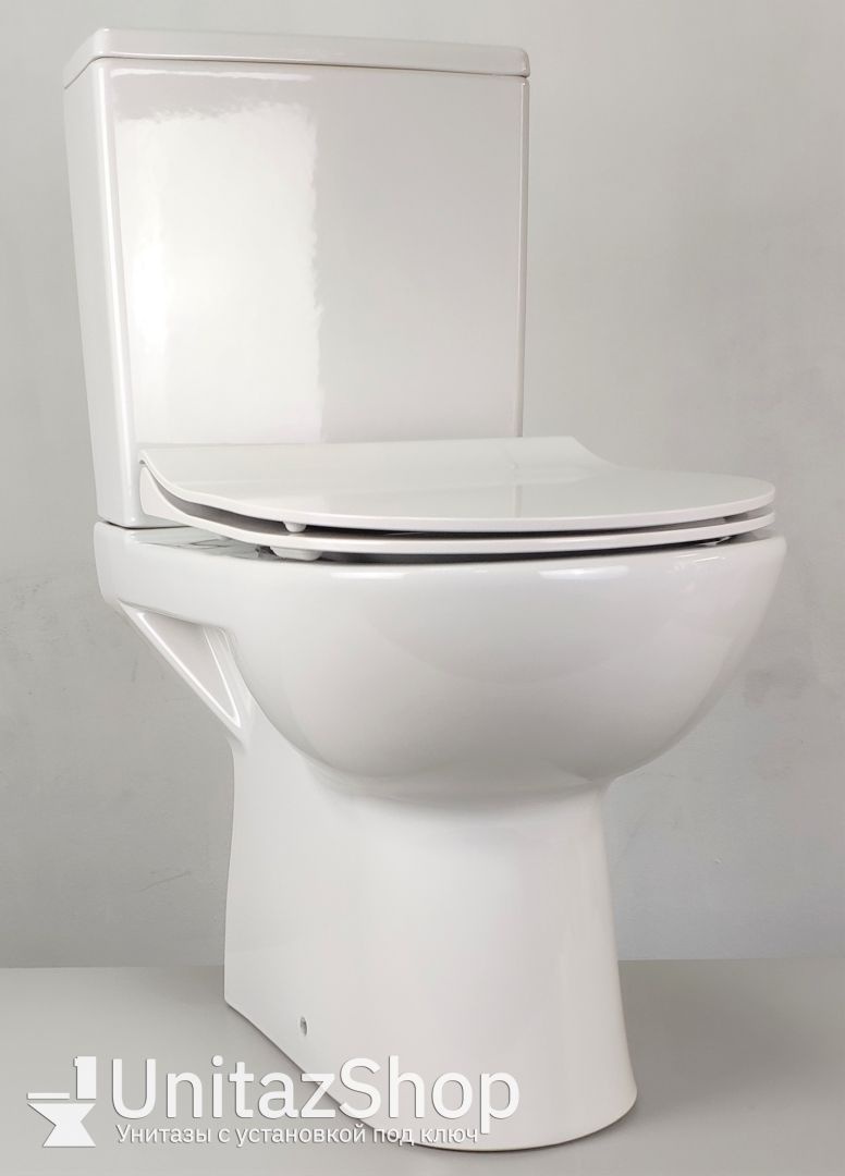 Унитаз Cersanit Street Fusion Горизонтальный Выпуск Безободковый