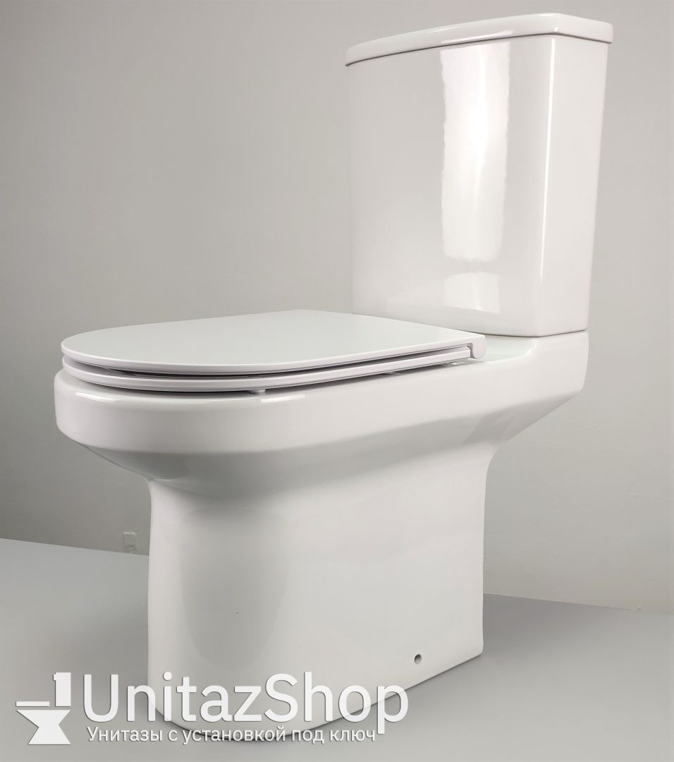 Унитаз Jacob Delafon Elite Горизонтальный Выпуск Безободковый