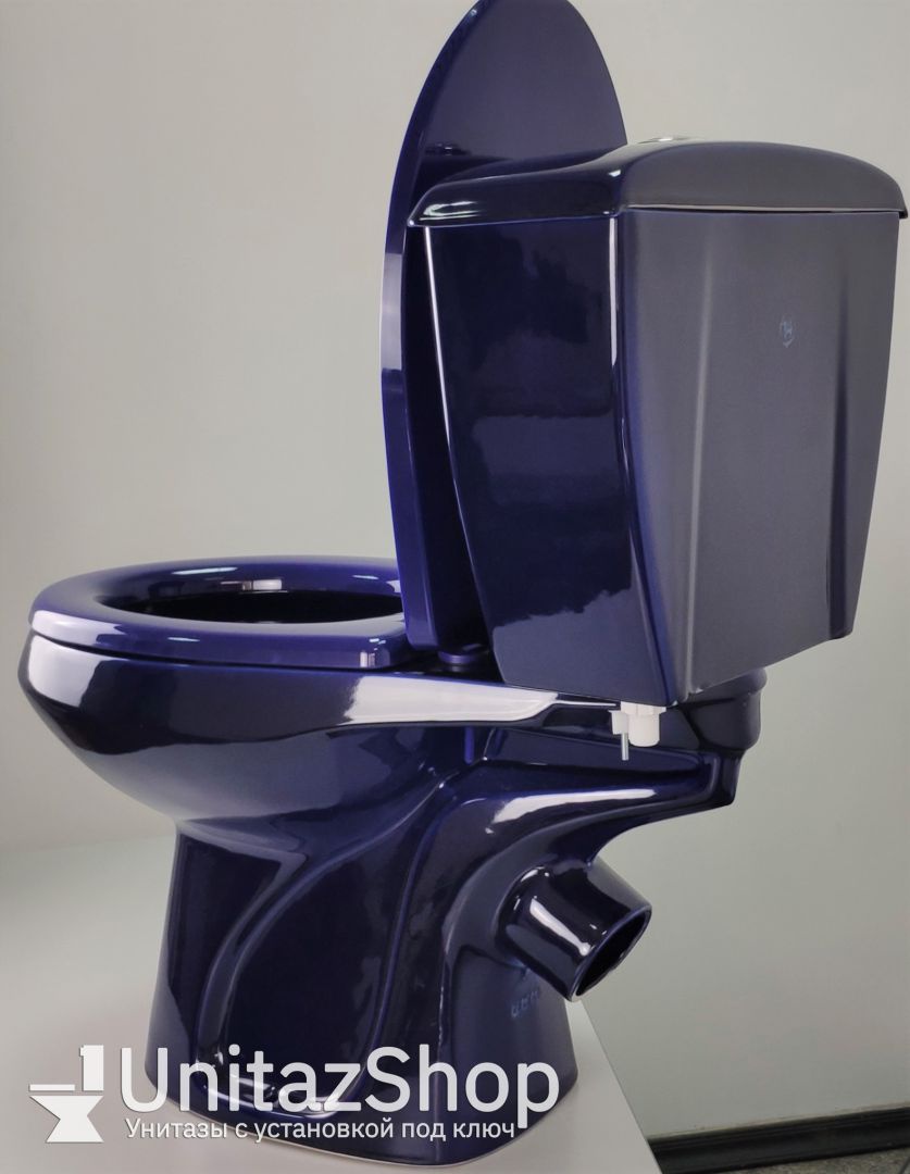 Унитаз Оскольская Керамика Эллиса Синий Косой Выпуск