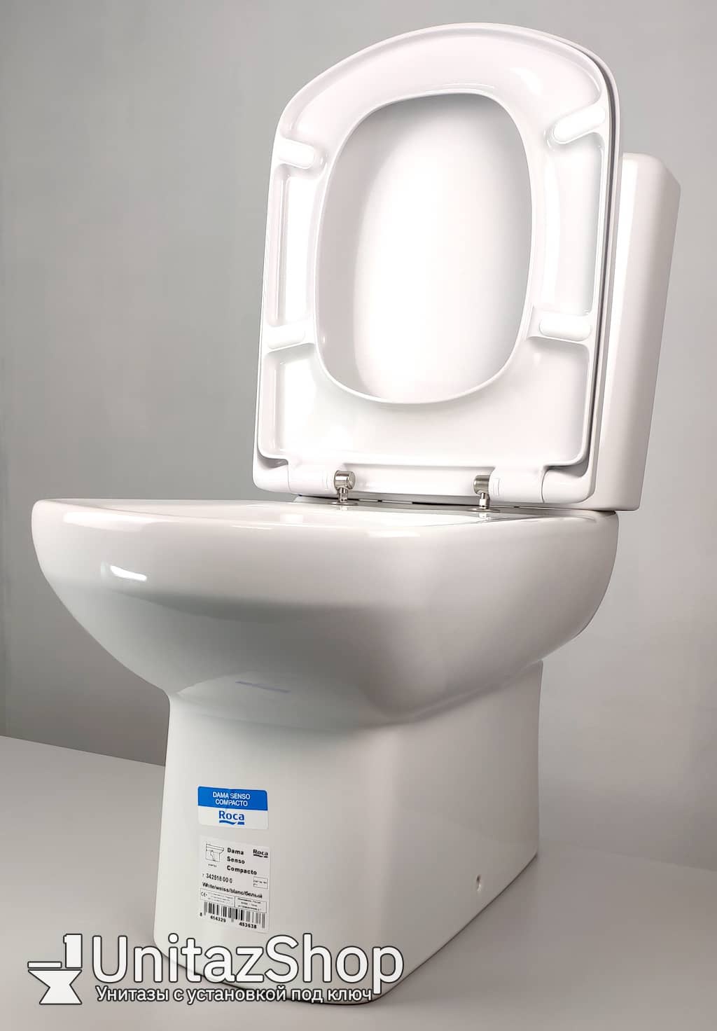 Унитаз Roca Dama Senso Горизонтальный Выпуск