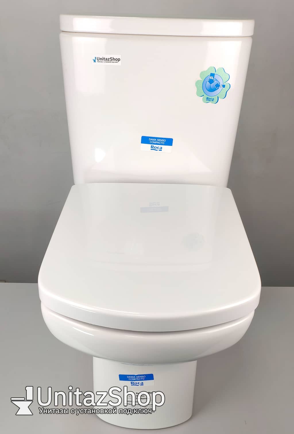 Унитаз Roca Dama Senso Горизонтальный Выпуск