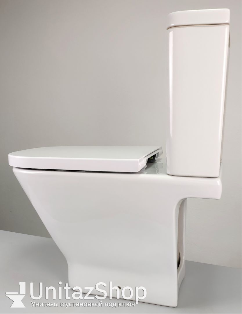 Унитаз Roca Gap Clean Rim Горизонтальный Выпуск Безободковый