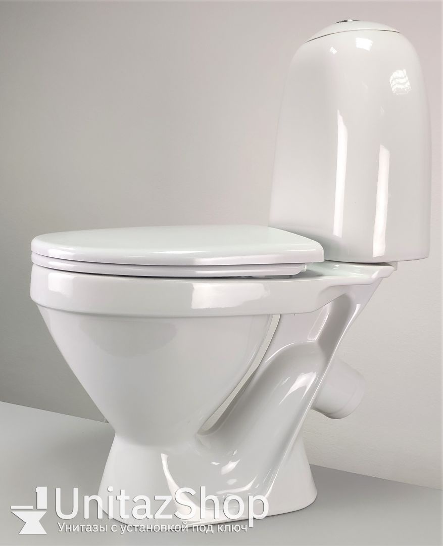 Унитаз Sanita Виктория Эконом Косой Выпуск