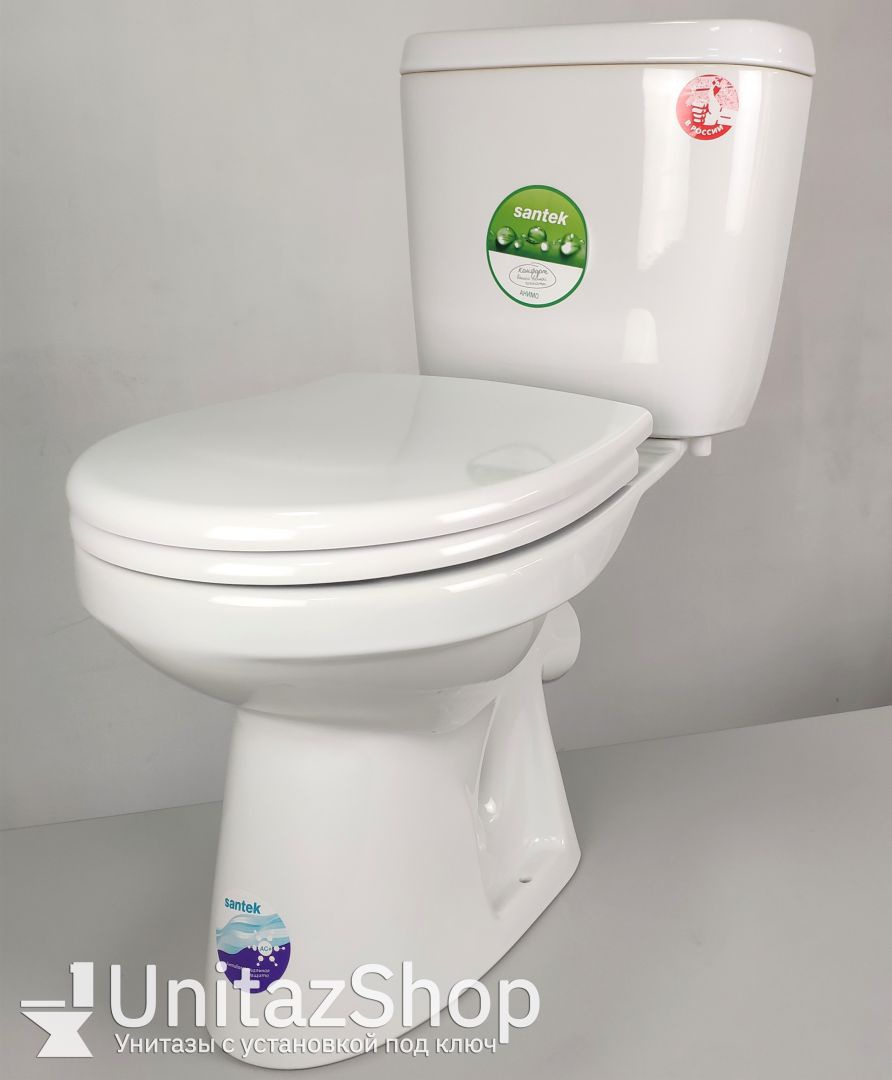 Унитаз Сантек Анимо Косой Выпуск