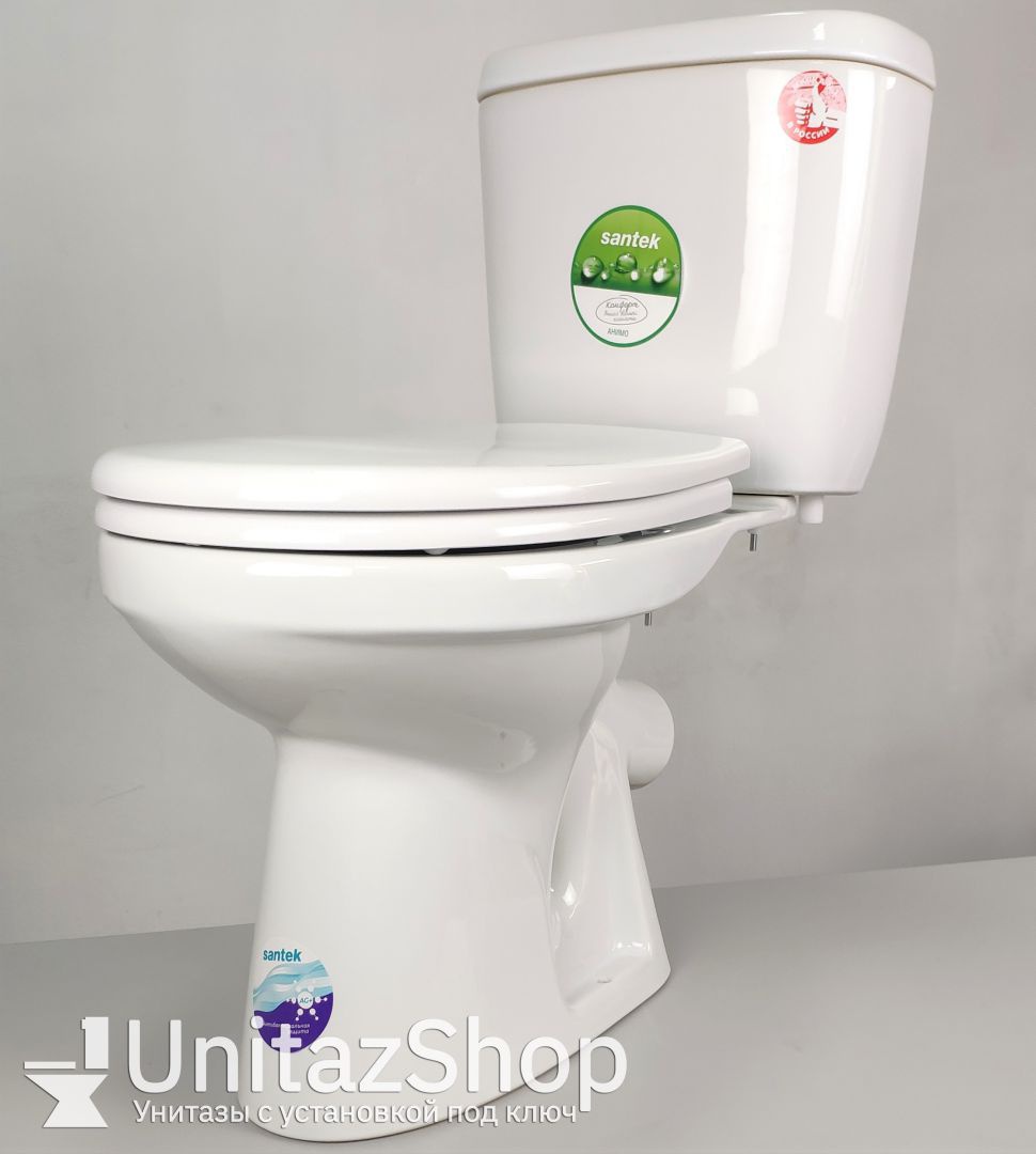 Унитаз Сантек Анимо Косой Выпуск