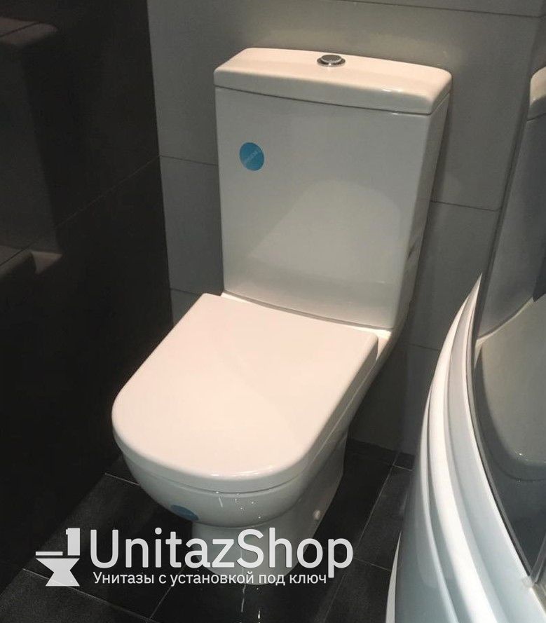 Унитаз Vitra D-Light Горизонтальный Выпуск Безободковый